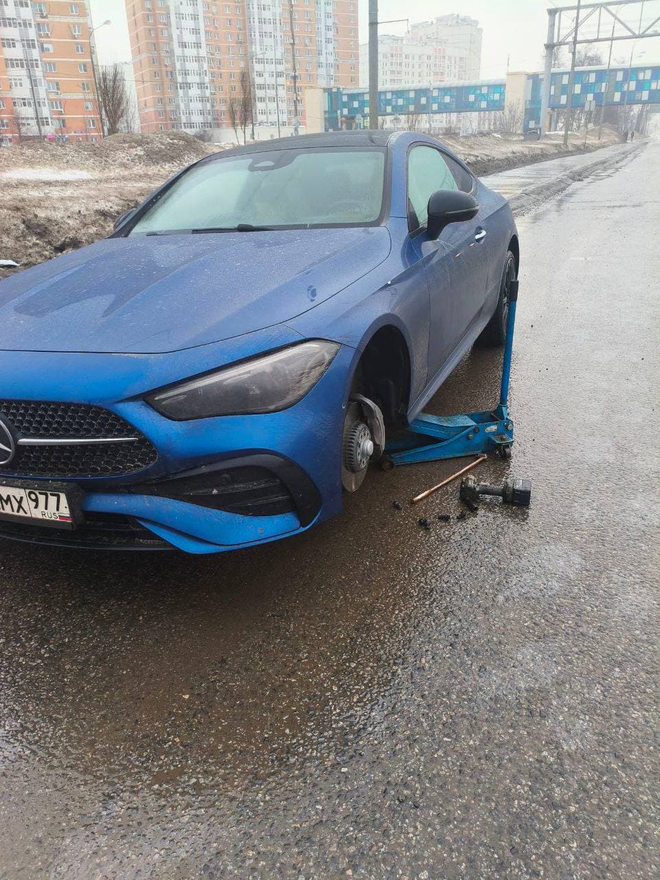 Выезд на городскую улицу