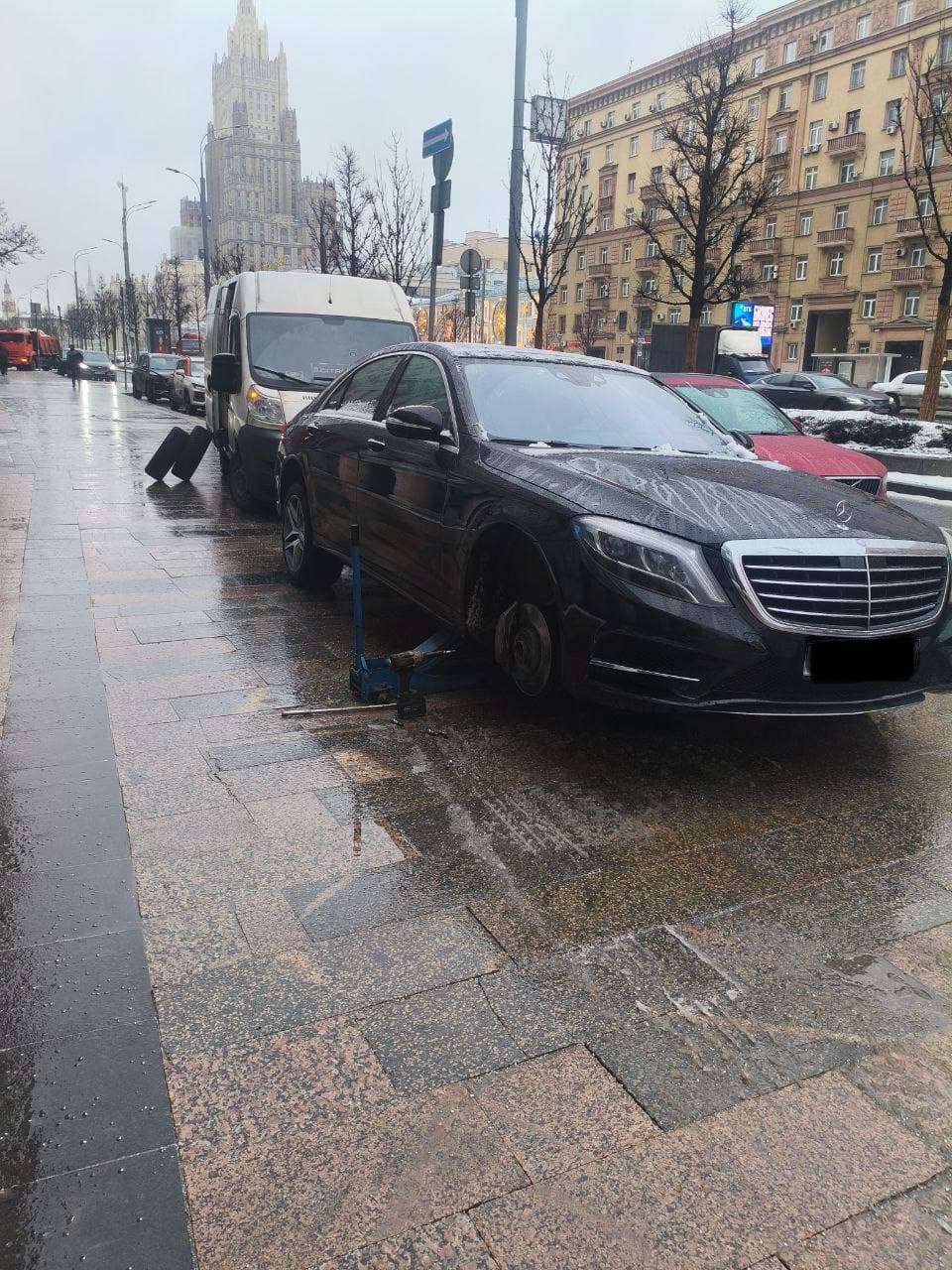 Выезд в центр Москвы